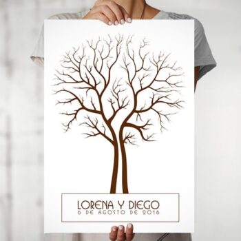 lamina-huellas-boda-arbol-marron-2
