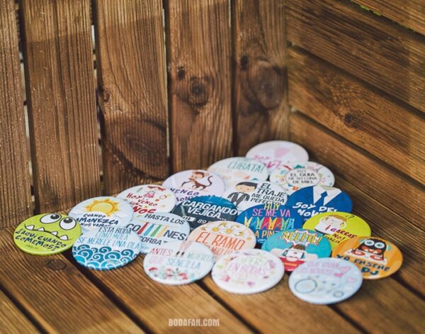 chapas originales bodas