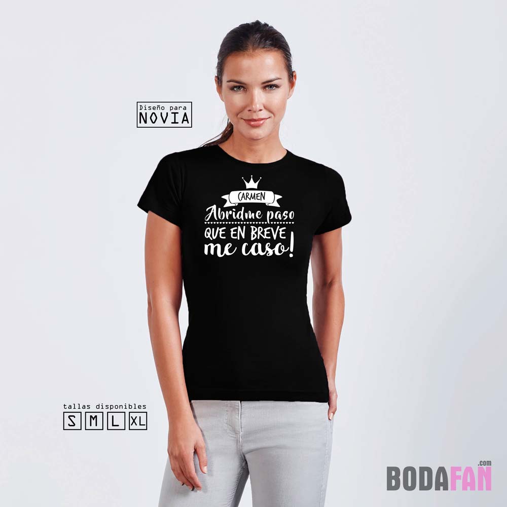 Camiseta para despedidas de solteras