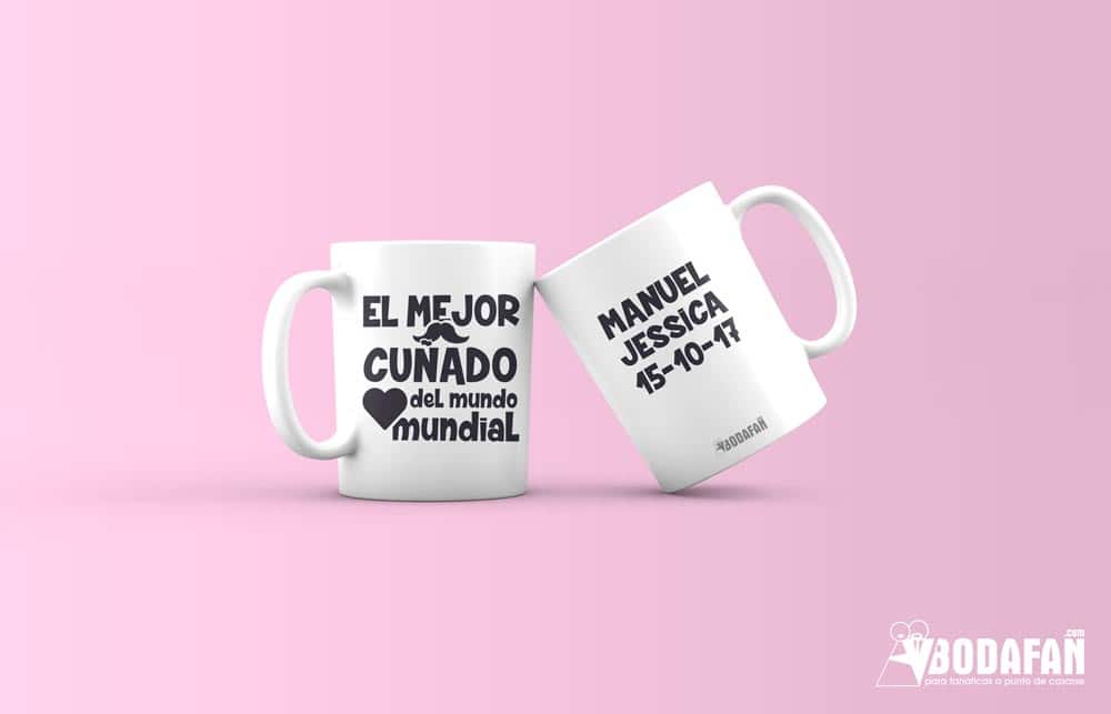 elevación Carretilla Interprete Taza para regalarle el día de tu boda a los mejores cuñados del mundo elevación Carretilla Interprete Taza para regalarle el día de tu boda a los mejores cuñados del mundo