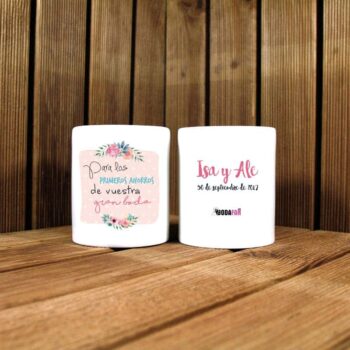 Huchas personalizadas para bodas