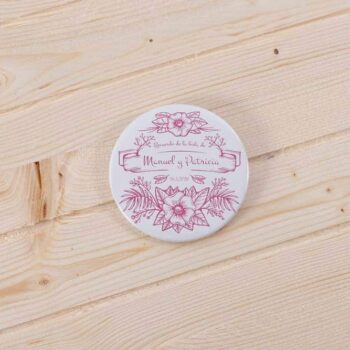 chapas-recuerdo-boda-divertida-personalizada-nombre-fecha-rosa-vintage